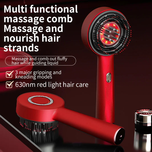 Red Light Therapy Vibration Massage Comb and Scalp Brush